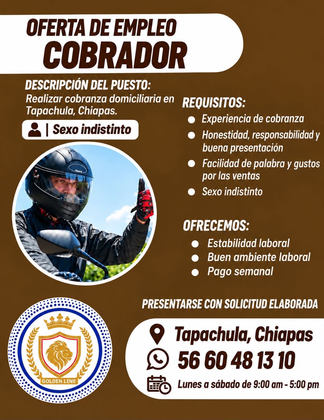 Cobrador Domiciliario