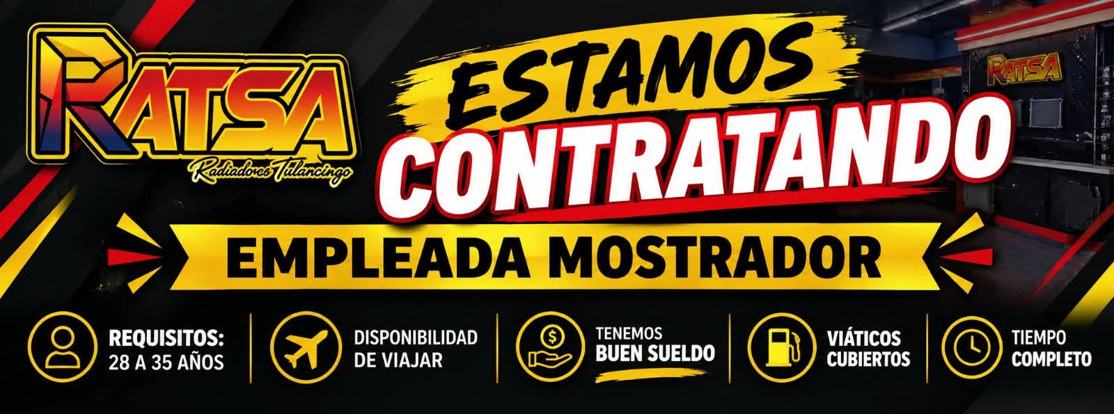 Empleada de Mostrador