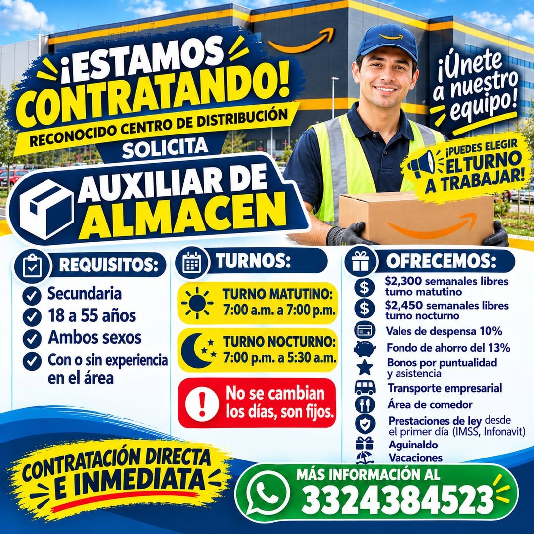 Auxiliar de Almacén