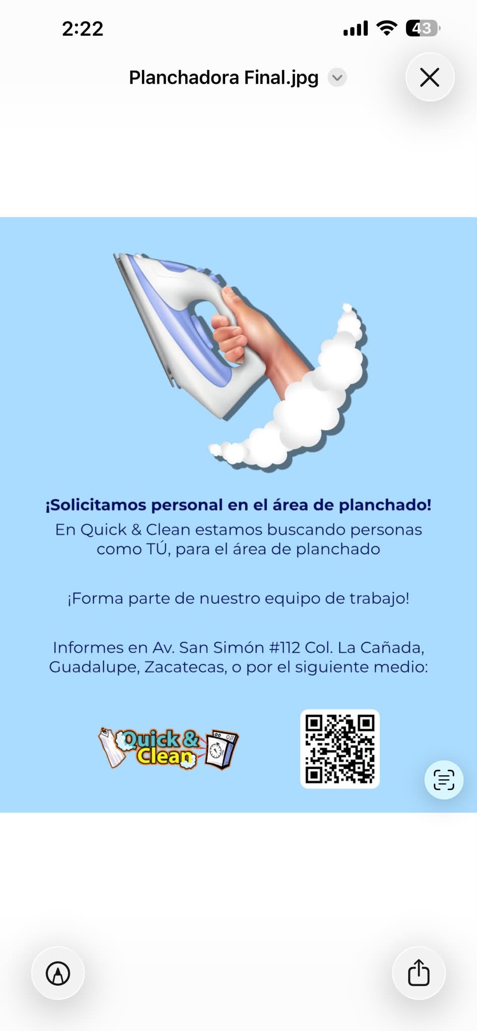 Vacante disponible