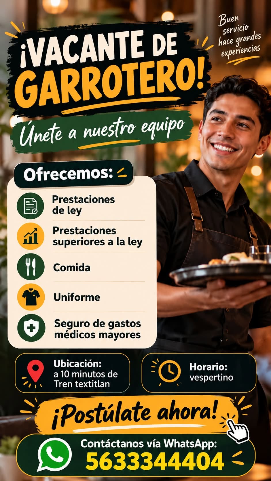 Vacante disponible