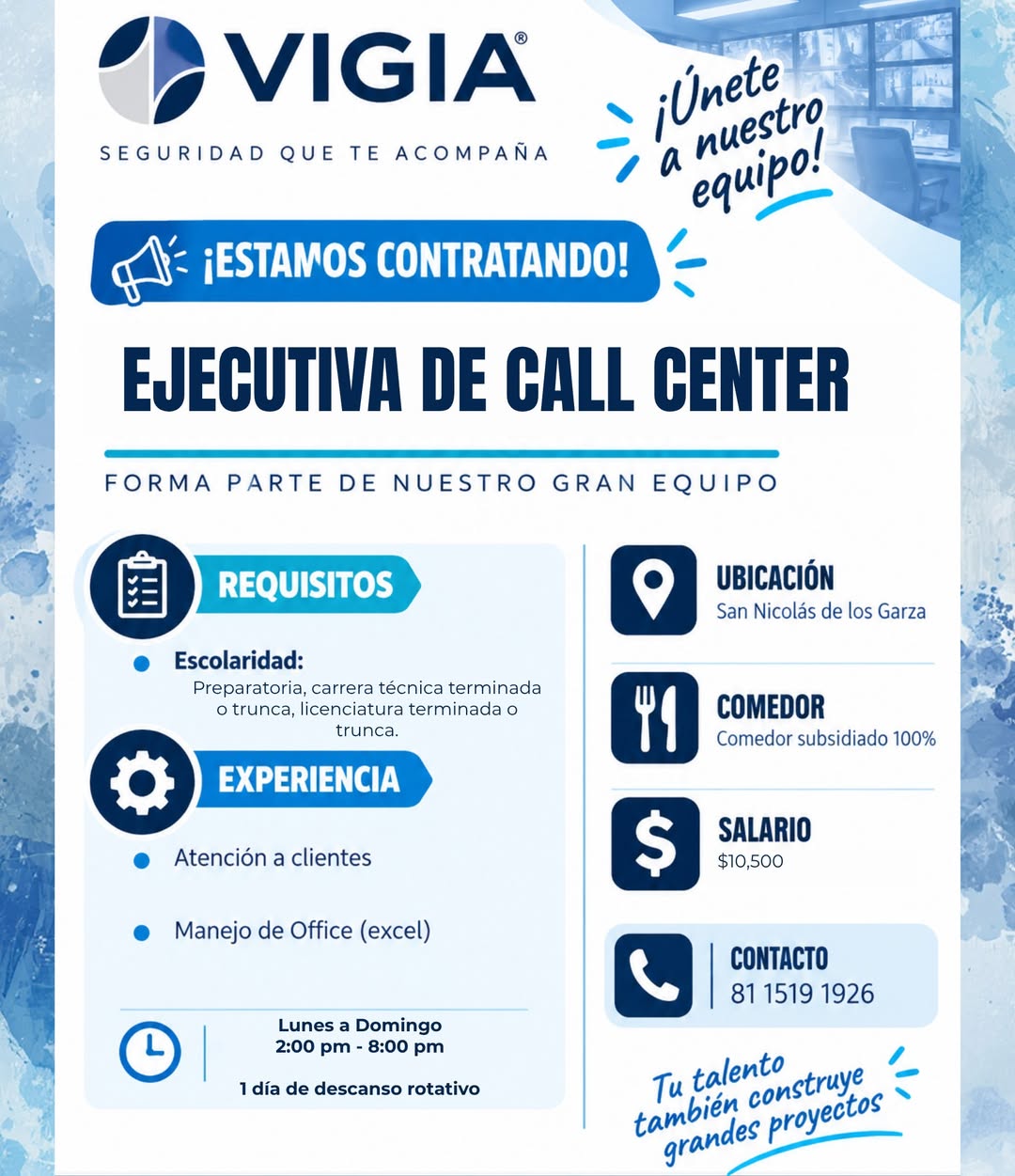 Ejecutiva de Call Center