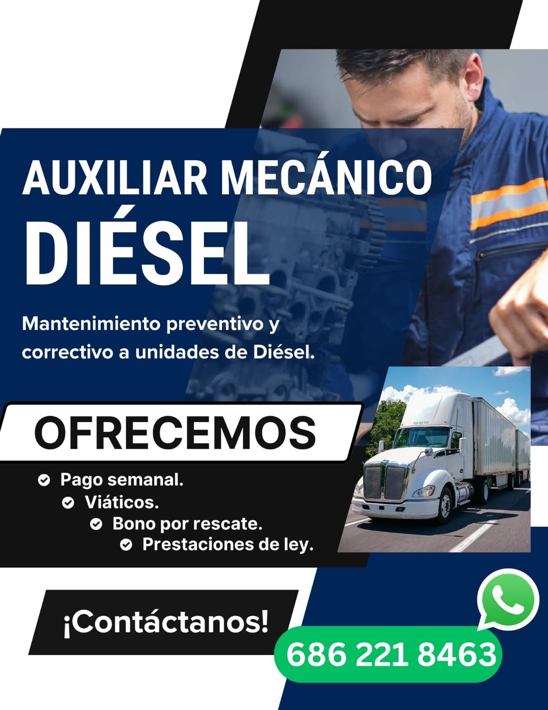 Auxiliar Mecánico Diésel