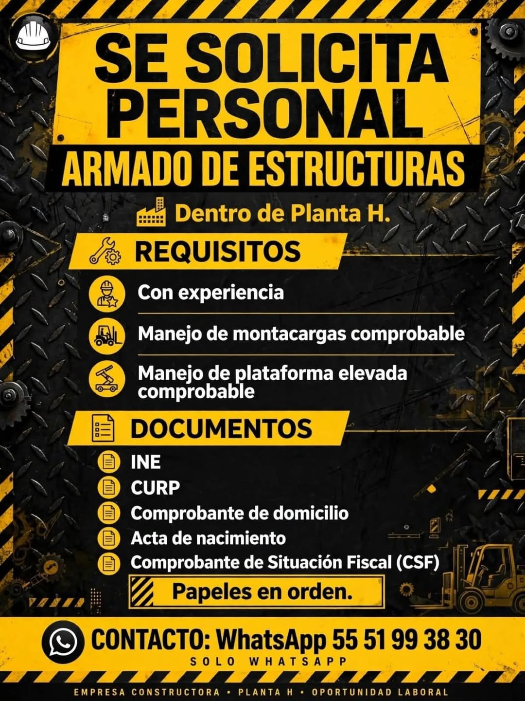 Vacante disponible
