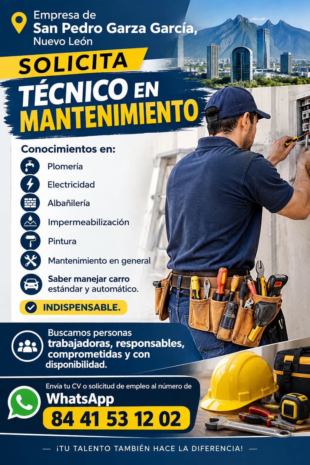 Vacante disponible