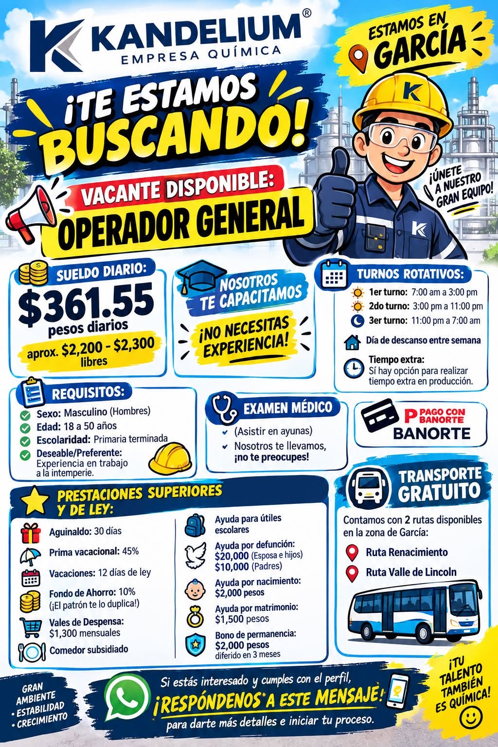 Vacante disponible