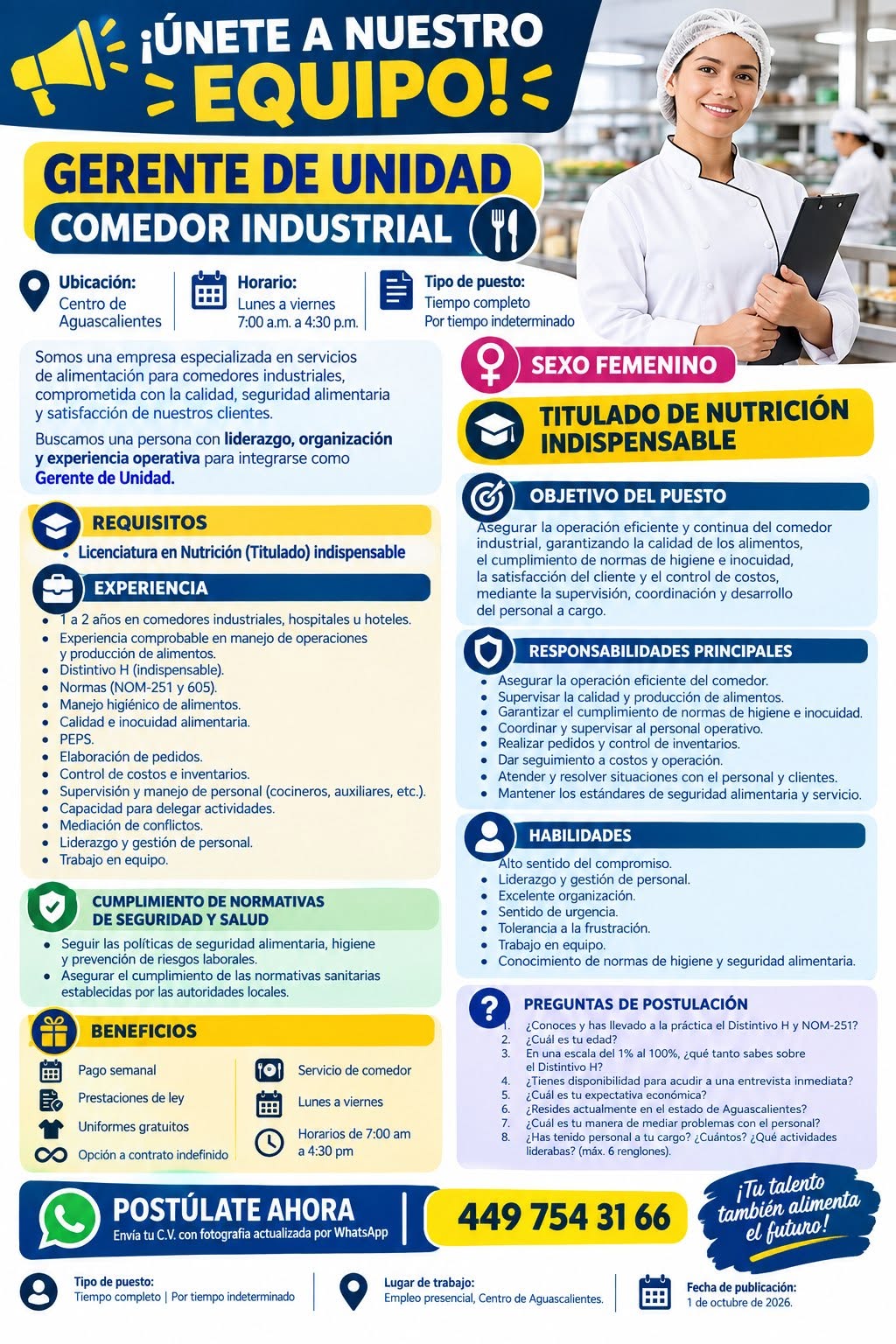 Gerente de Unidad