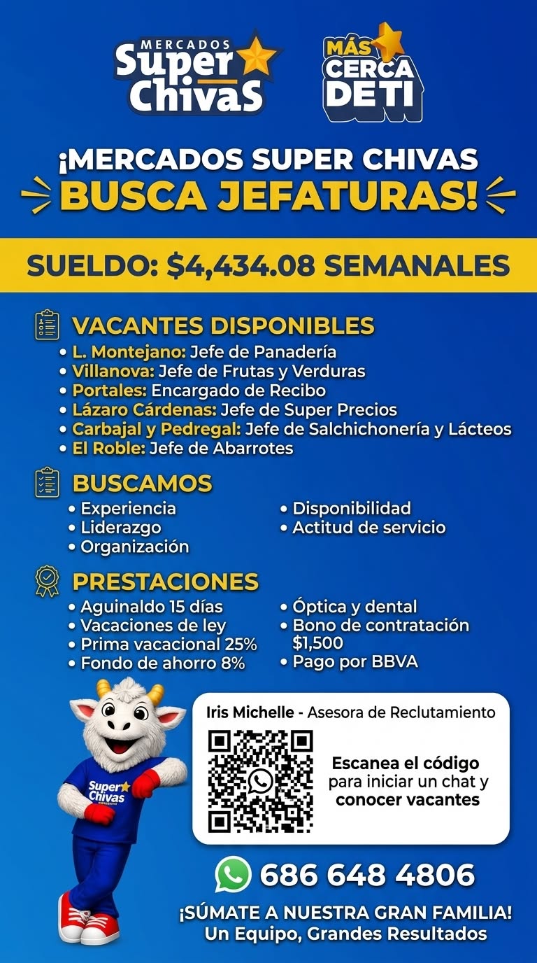 Jefe de Panadería