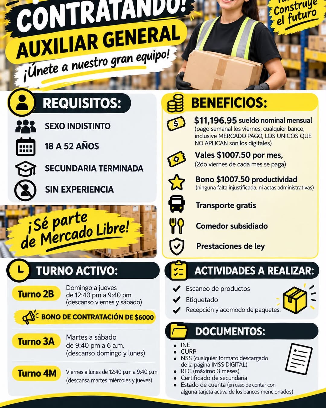 Auxiliar de Almacén