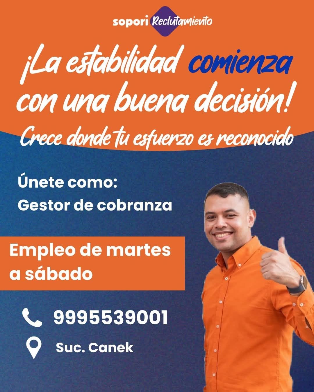 Gestor(a) de Cobranza