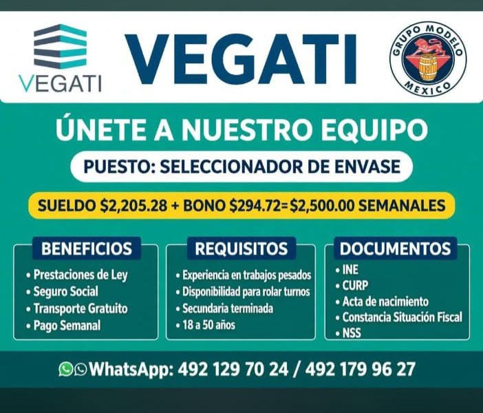 Vacante disponible