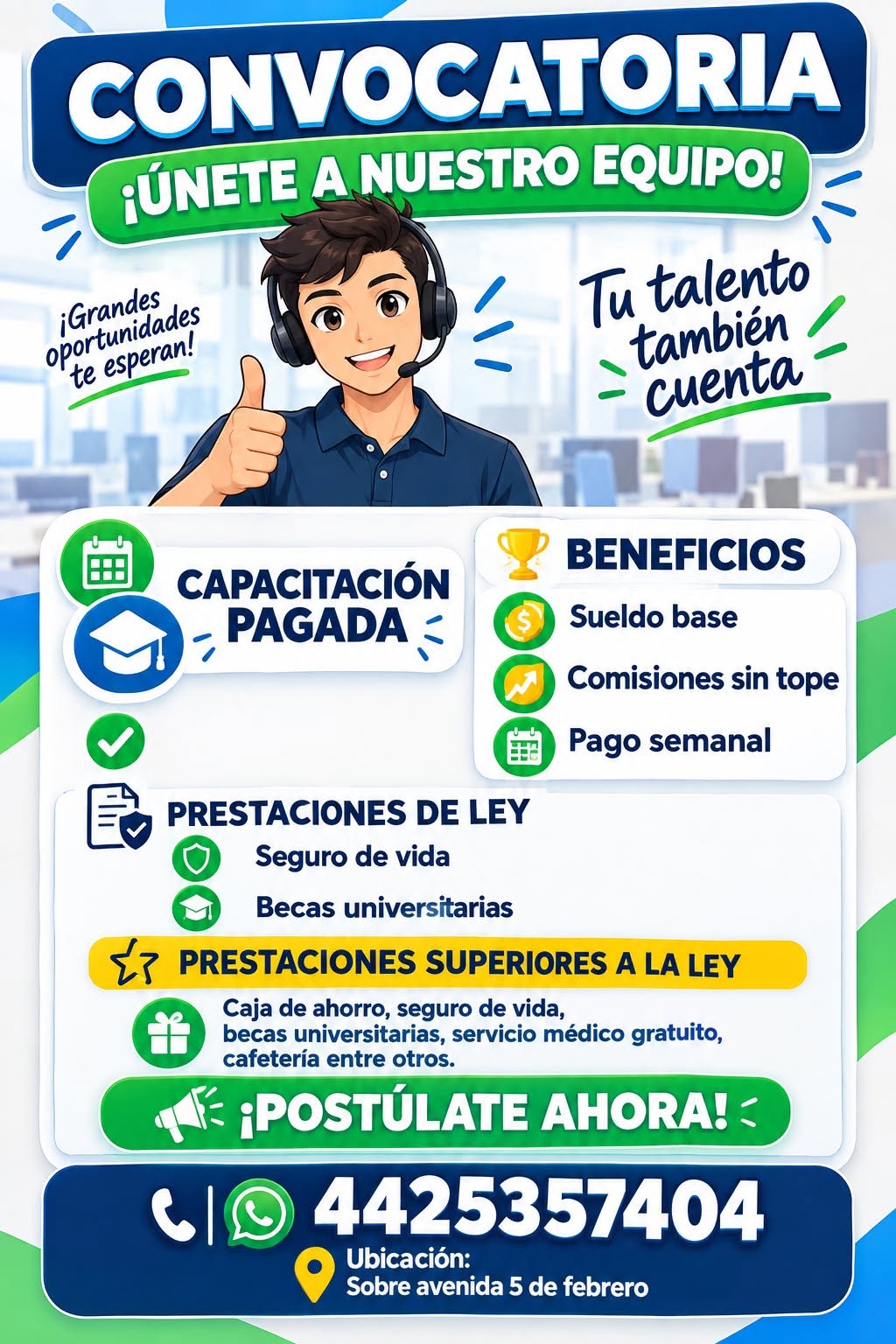 Vacante disponible