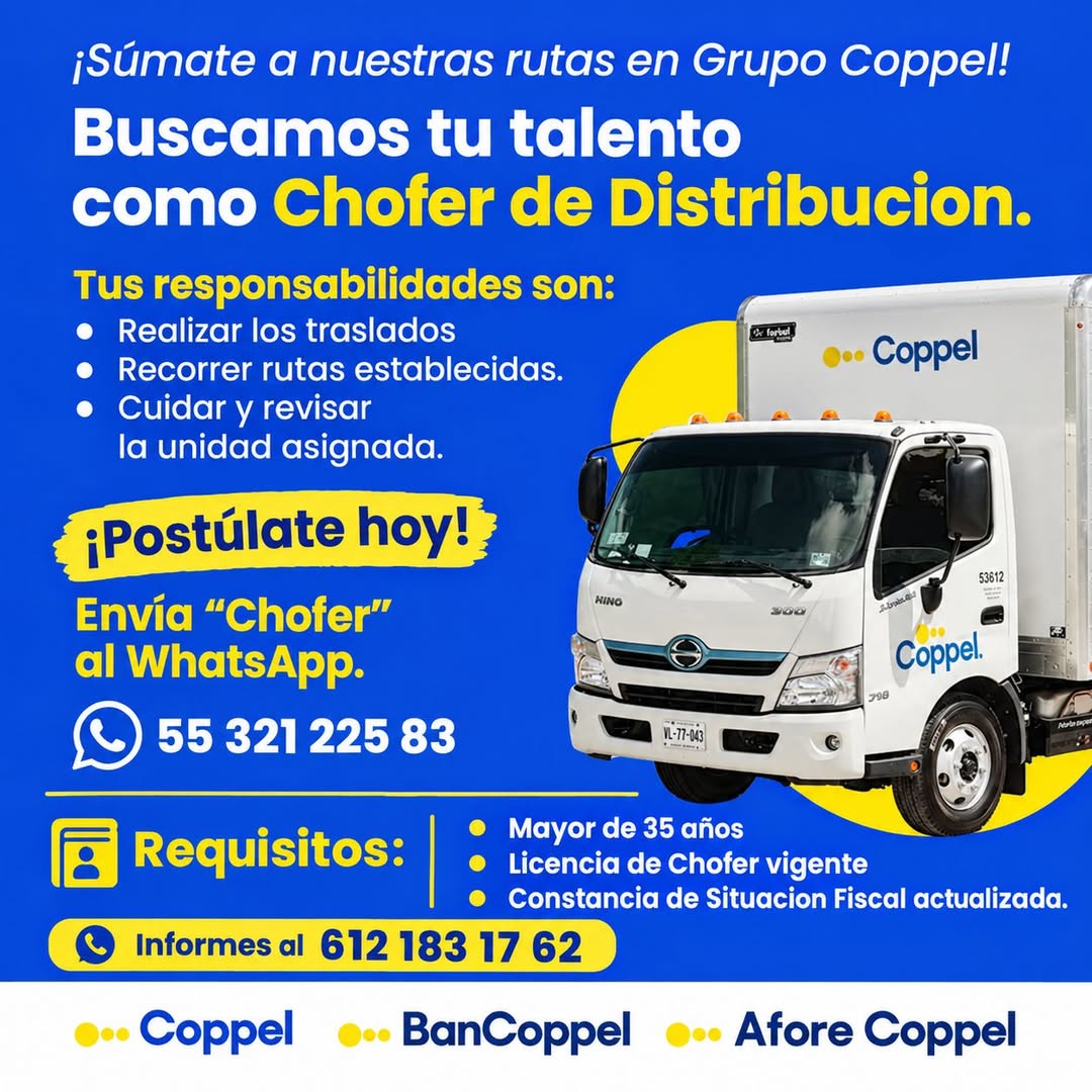 Chofer de Distribución