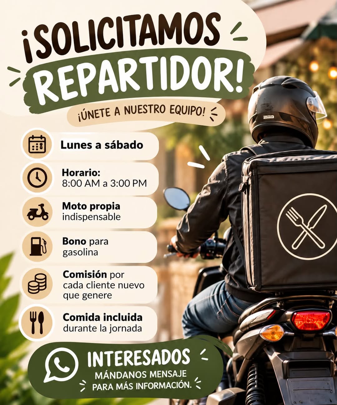 Repartidor de comida