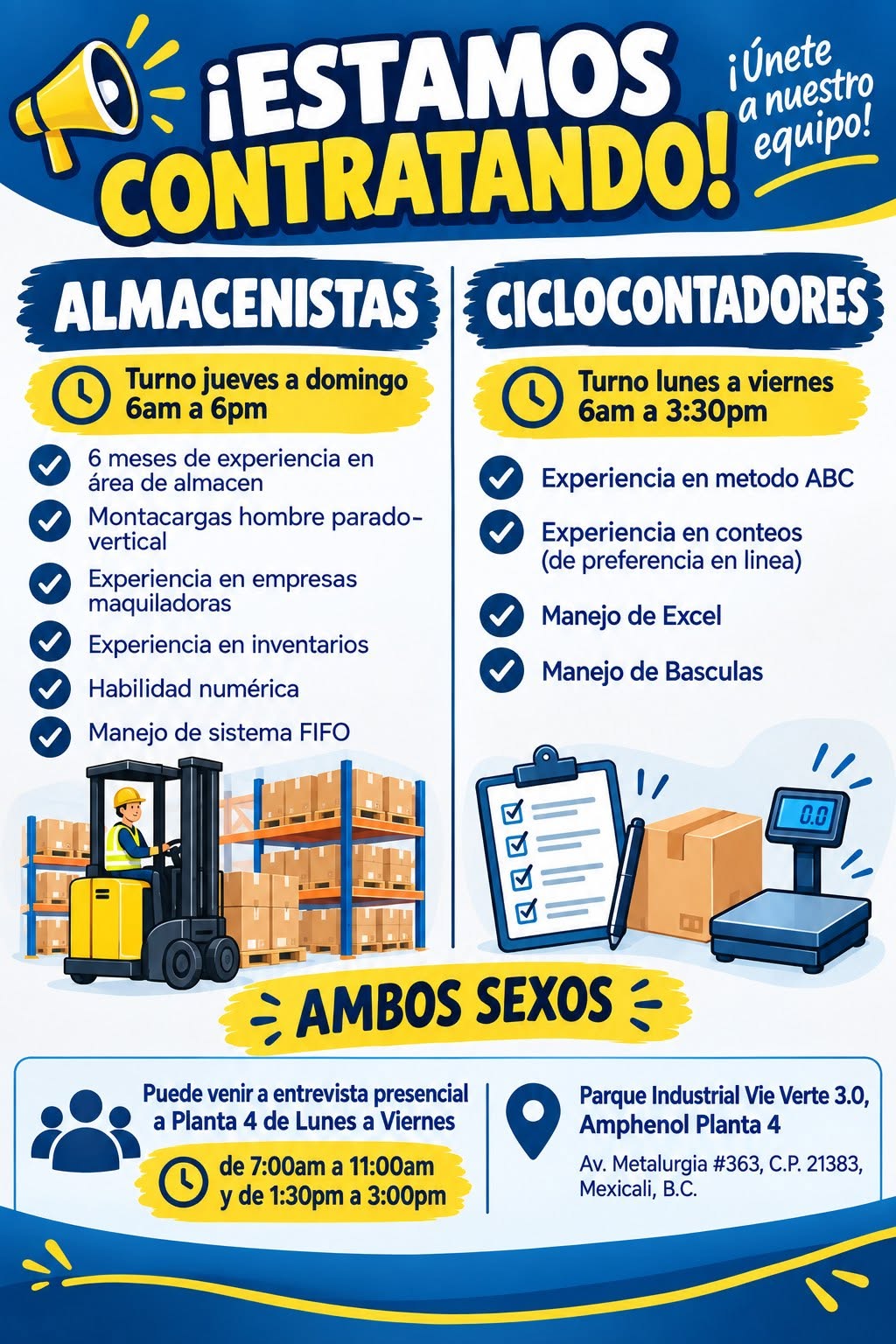Operador de Montacargas