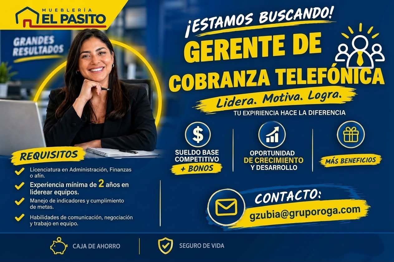 Gerente de Cobranza Telefónica