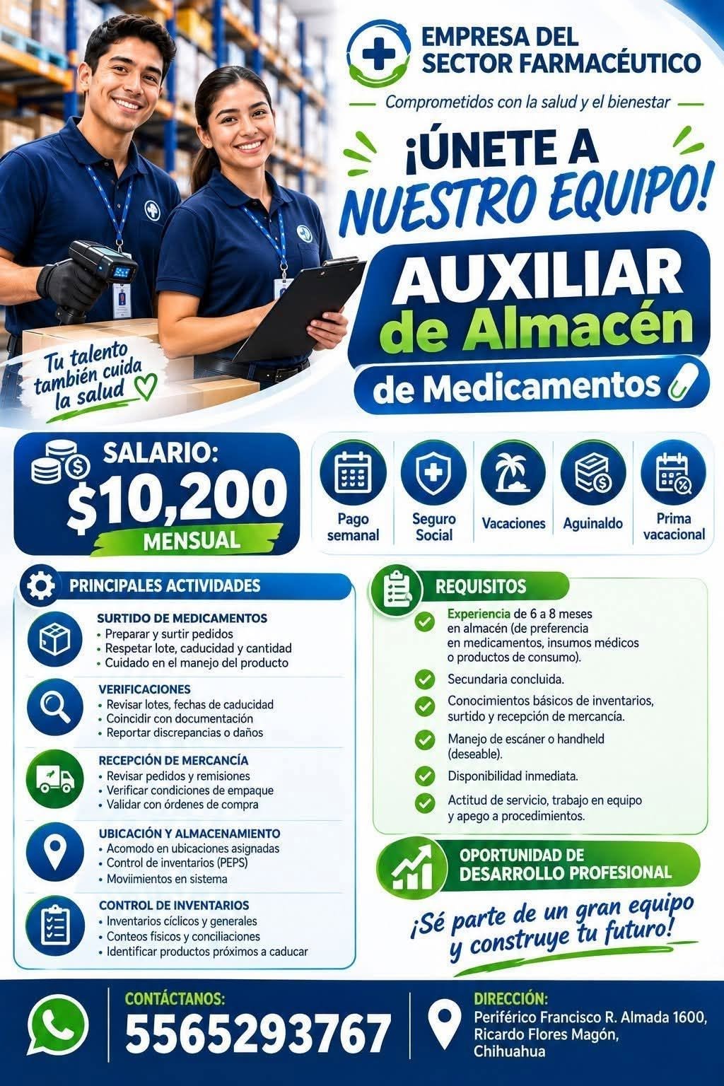 Auxiliar de Almacén