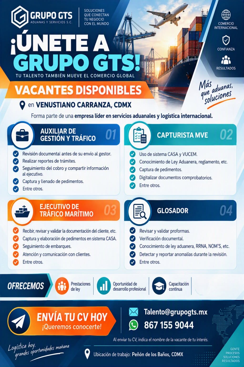 Vacante disponible