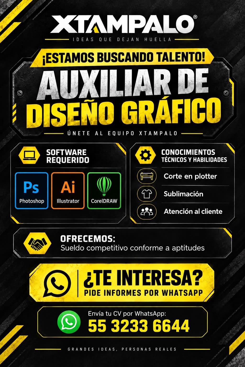 Auxiliar Técnico de Diseño, Producción y Ventas