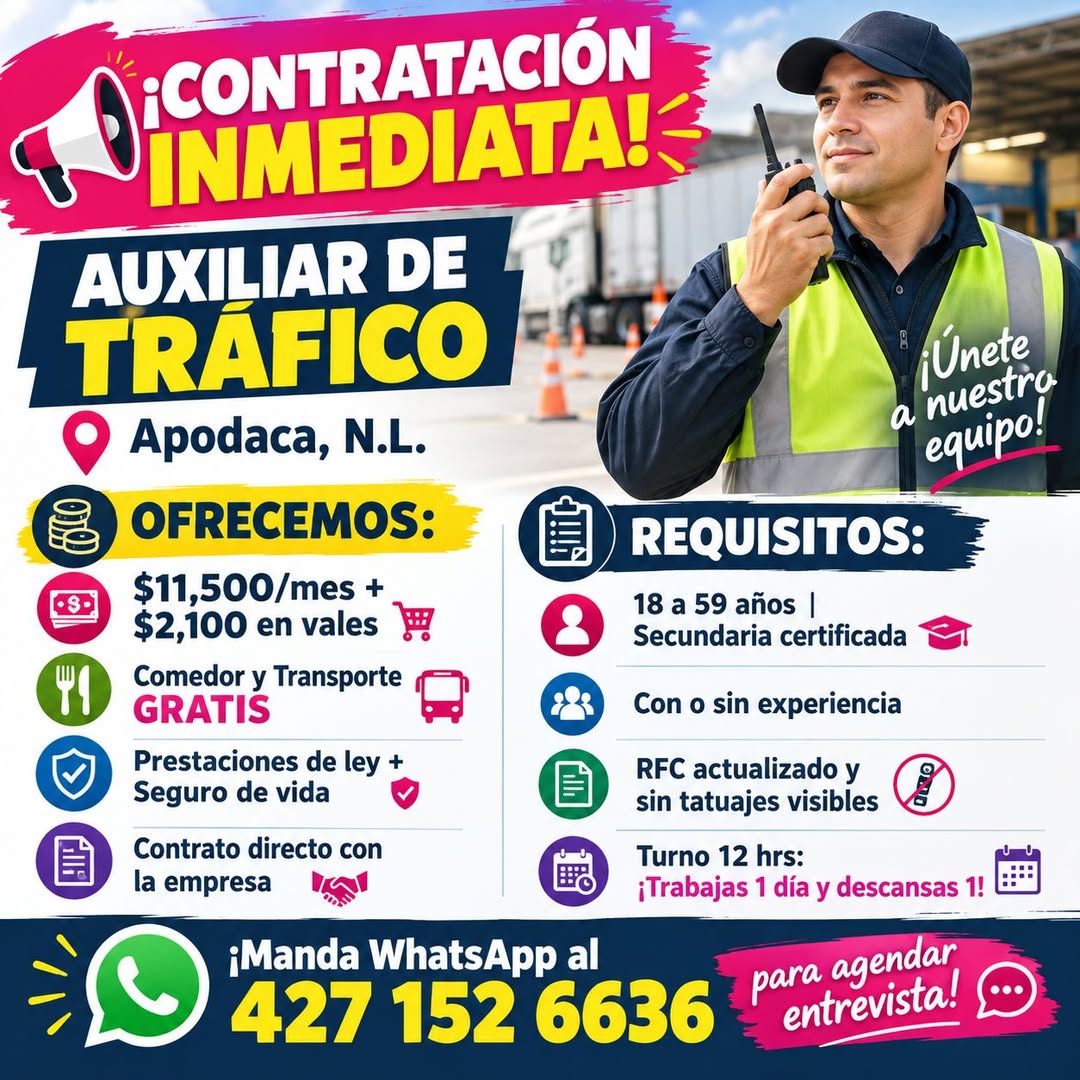 Auxiliar de Tráfico