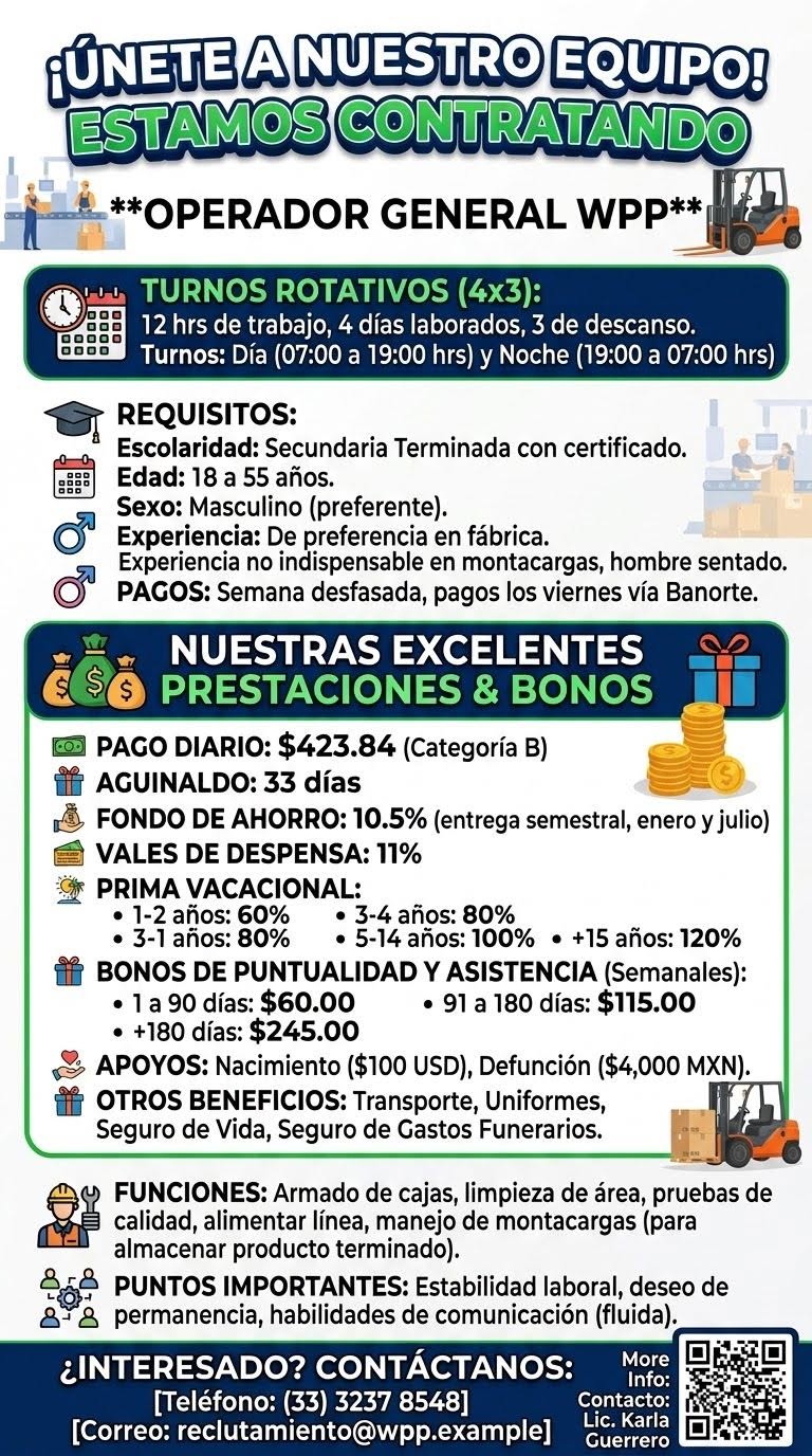 Vacante disponible