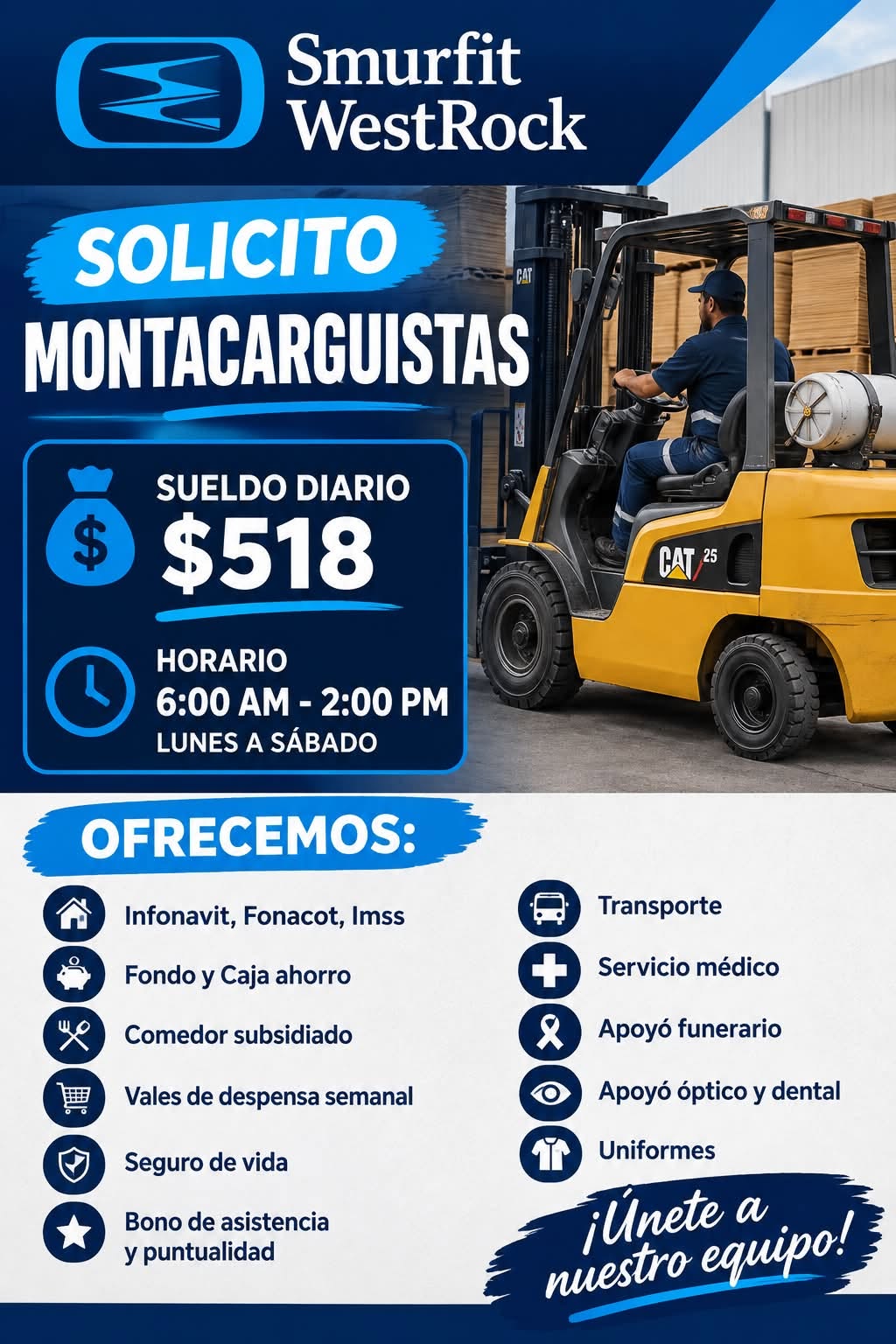 Personal para planta
