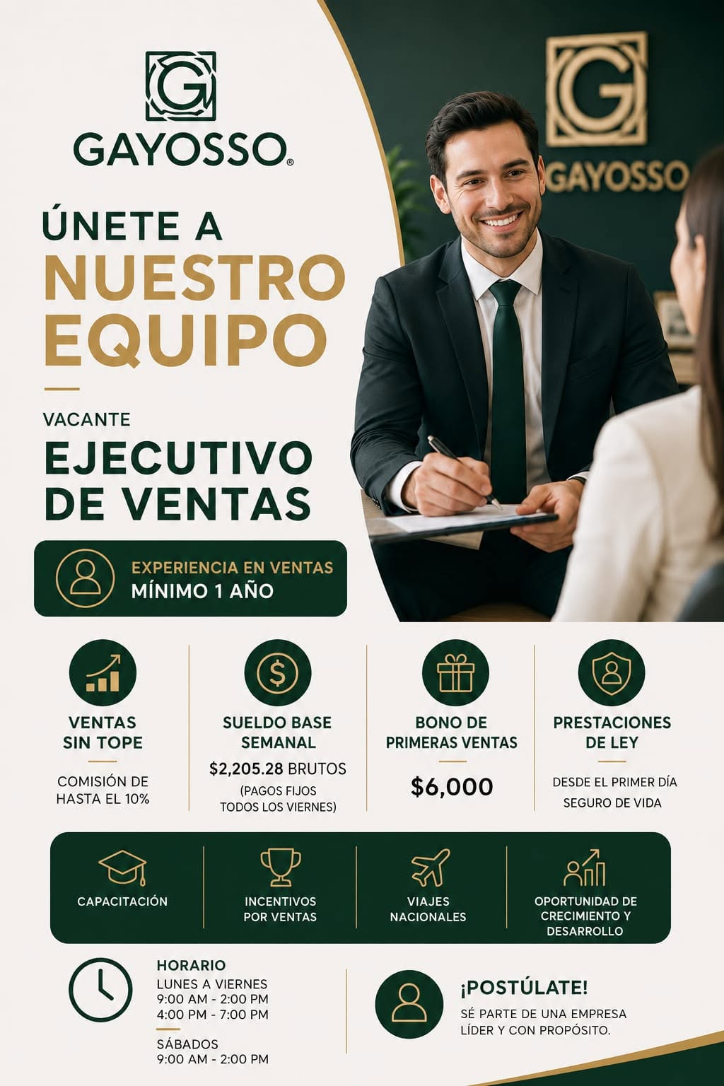 Vacante disponible