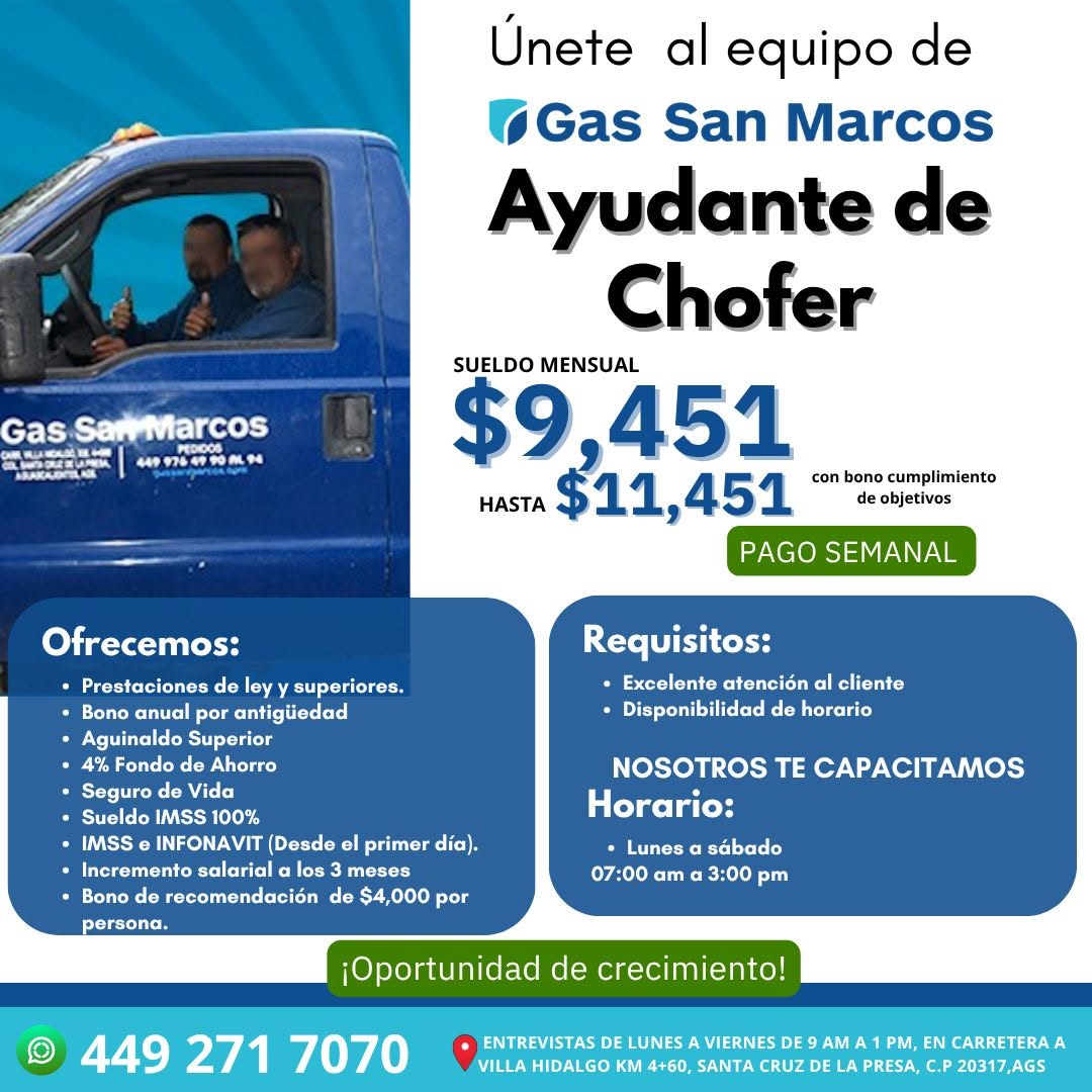 Ayudante de Chofer