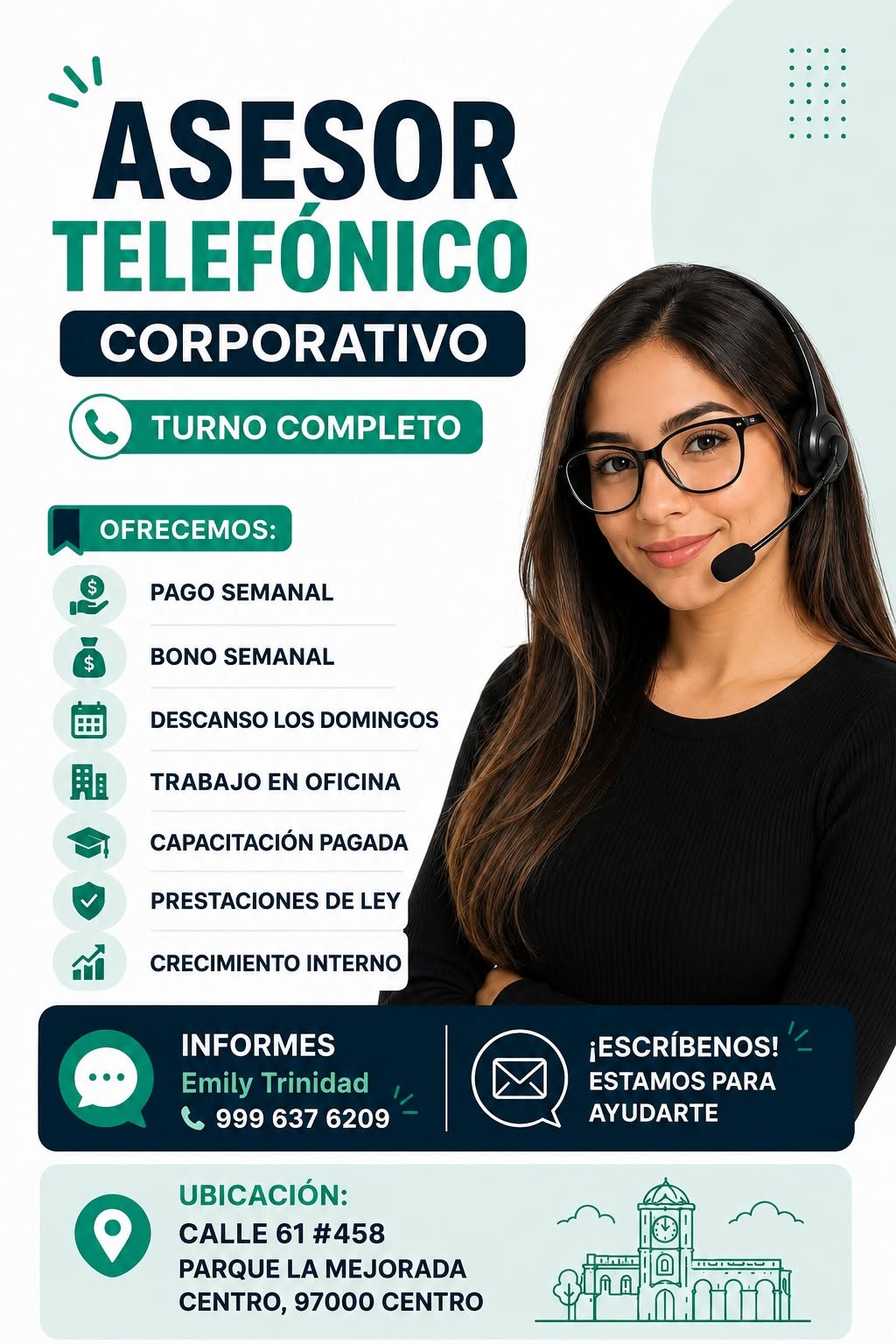 Asesor Telefónico Corporativo Administrativo