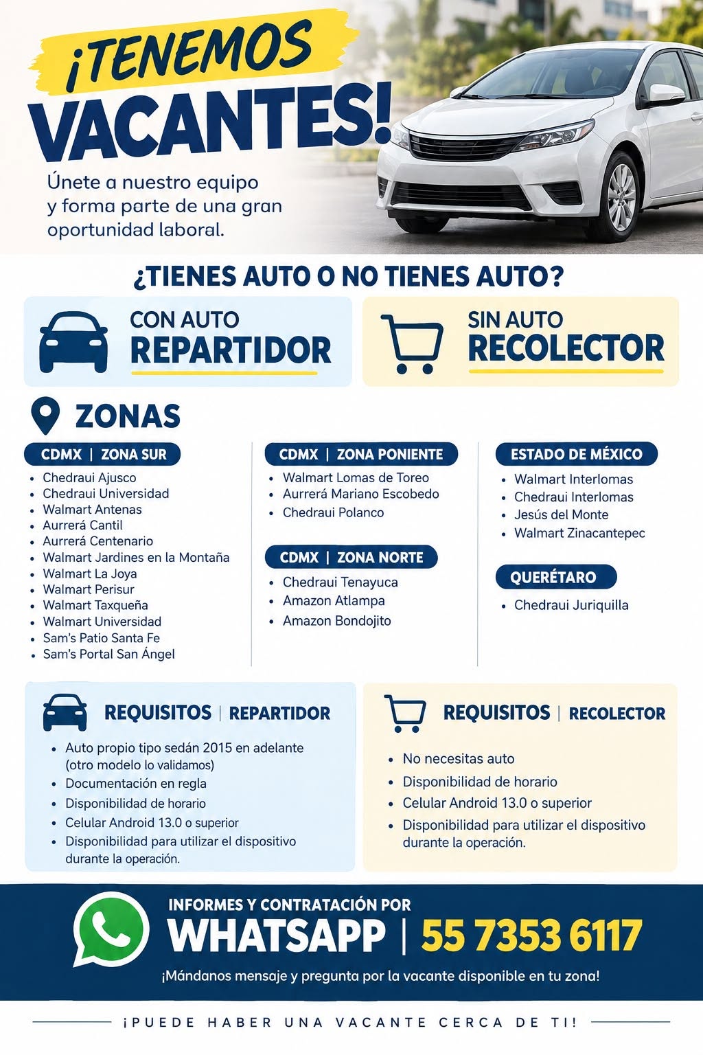 Vacante disponible