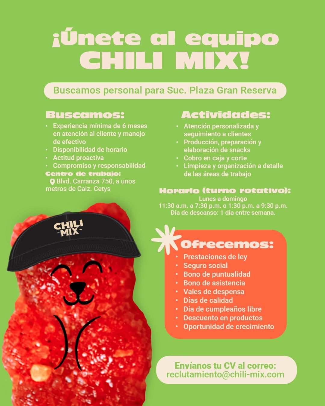 Vacante disponible