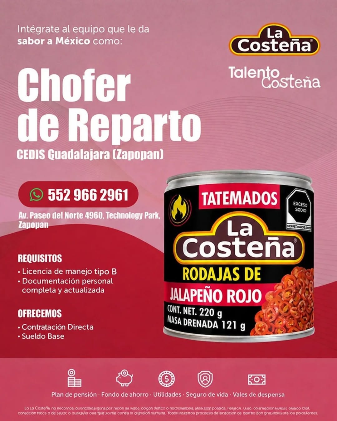 Vacante disponible