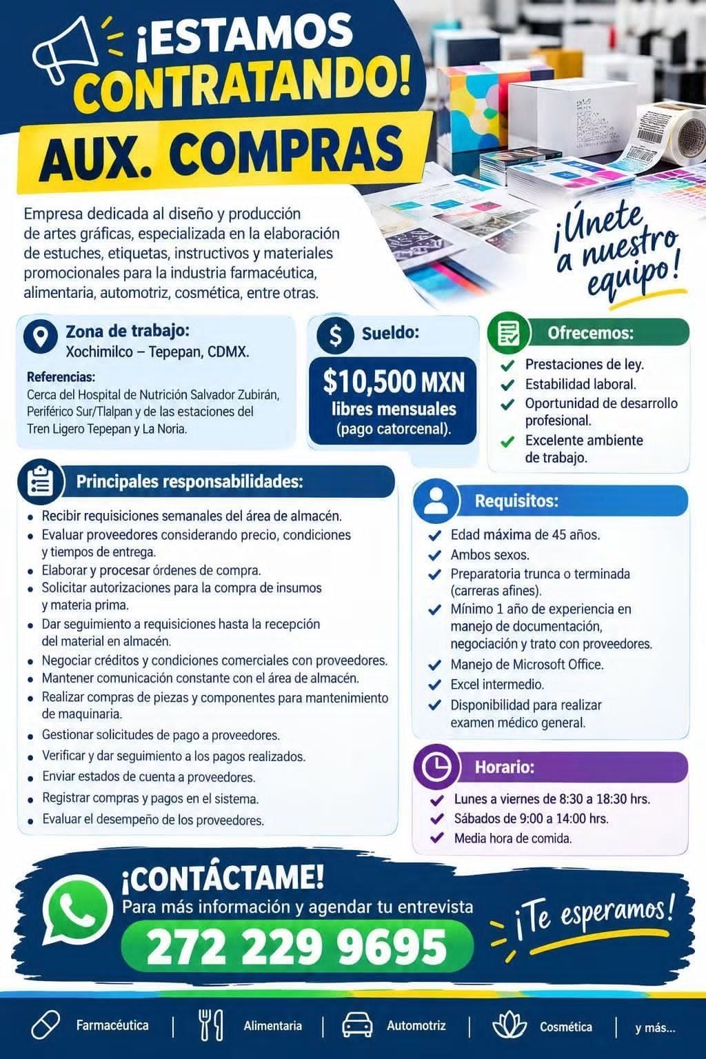 Auxiliar de Compras