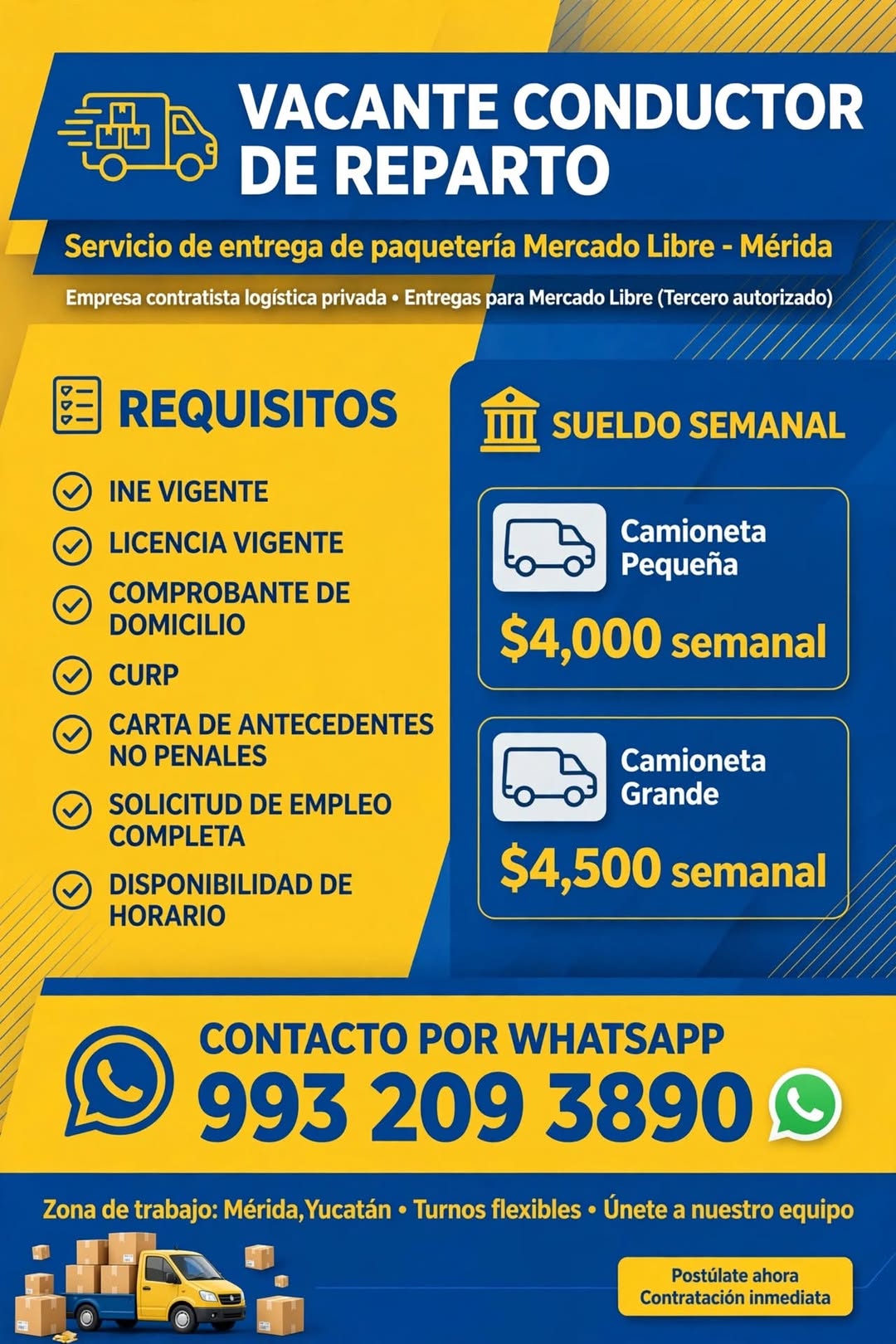 Vacante disponible