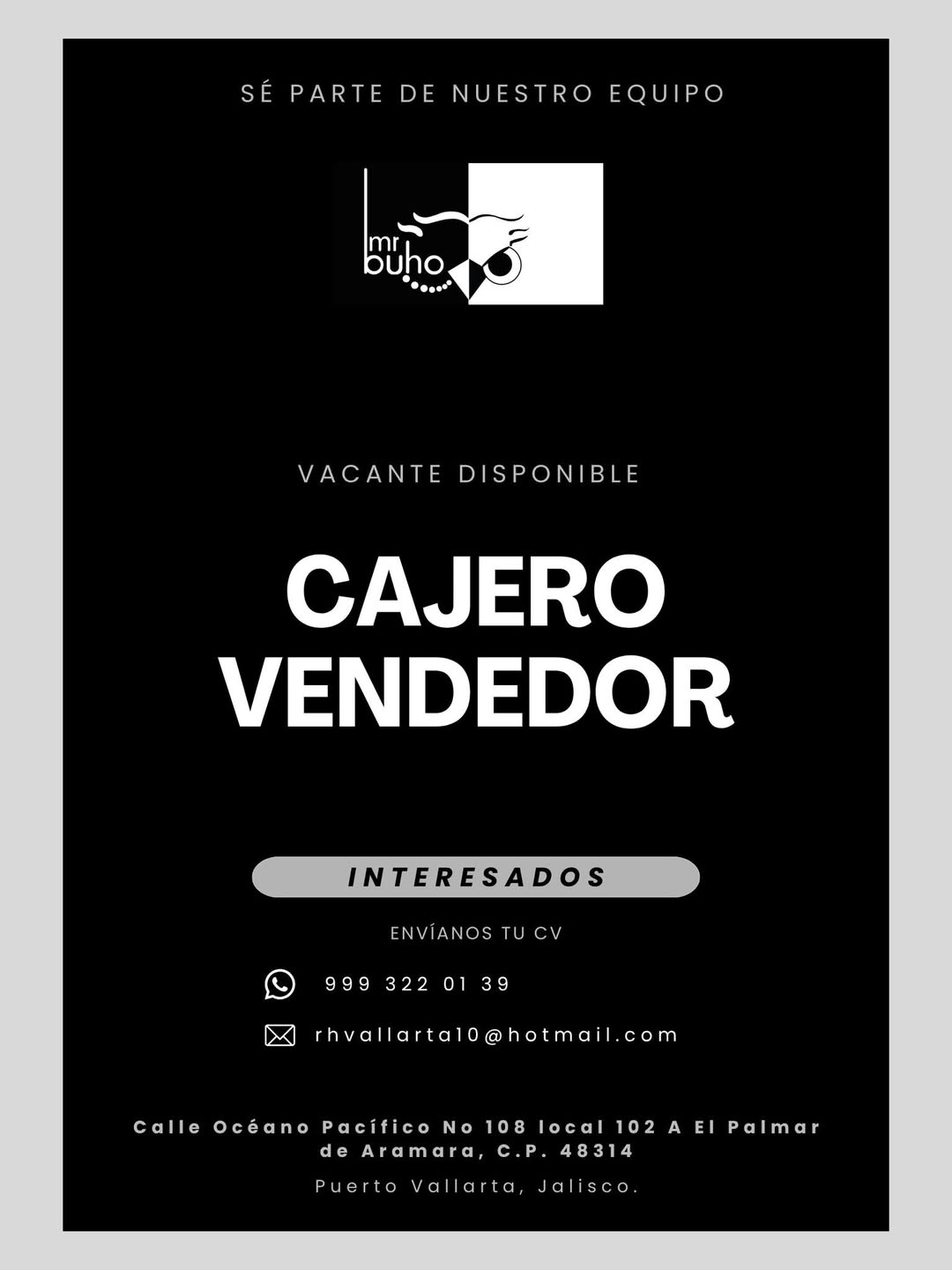 Cajero/Vendedor