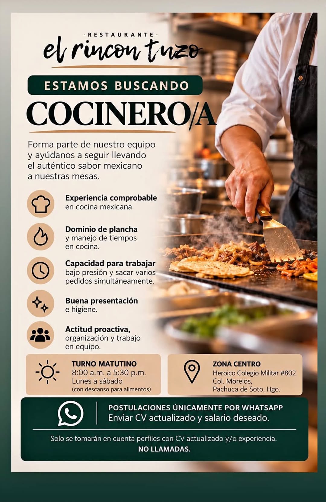 Vacante disponible