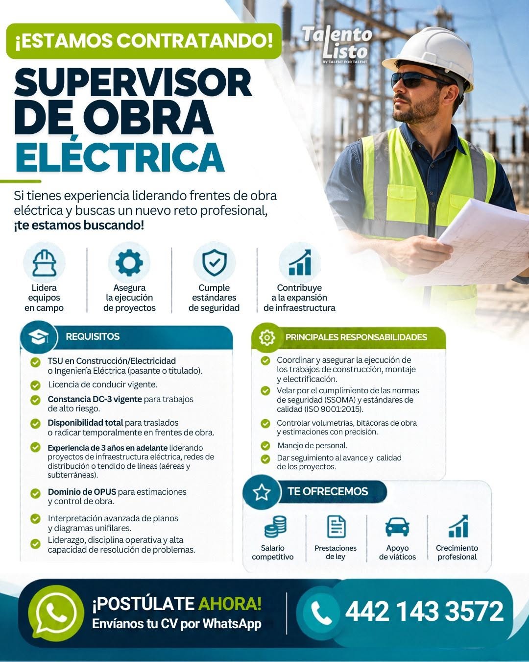 Supervisor de Obra Eléctrica