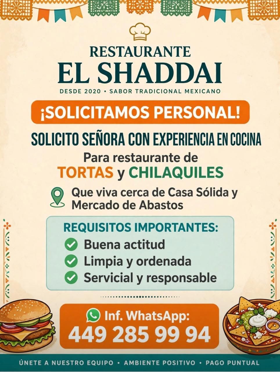 Vacante disponible