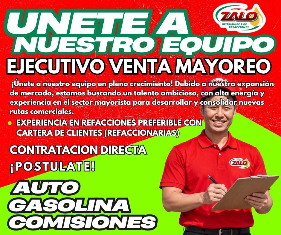Ejecutivo de Ventas Mayoreo
