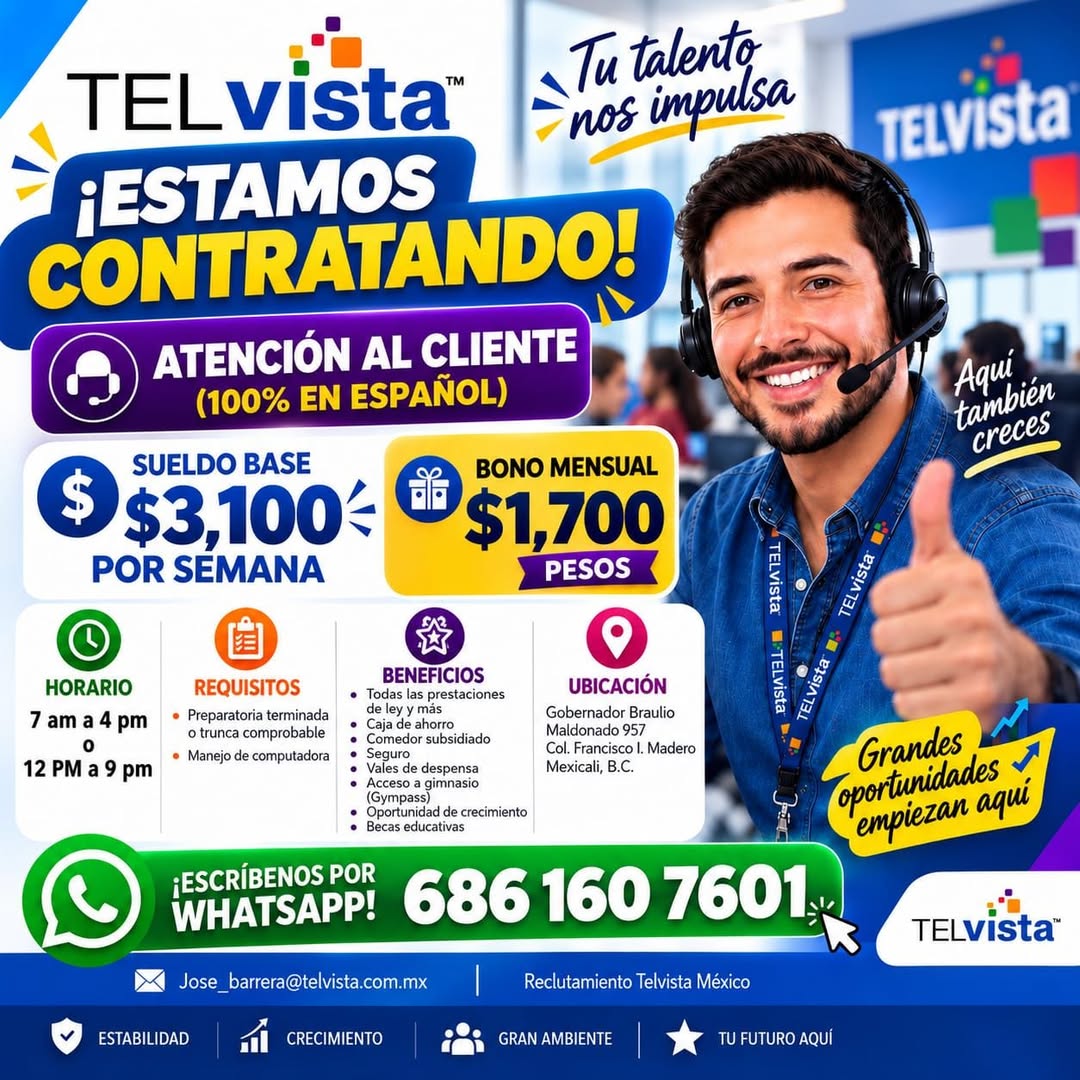 Representante Telefónico en Atención al Cliente