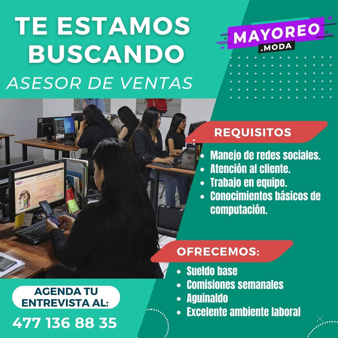 Asesora de Ventas
