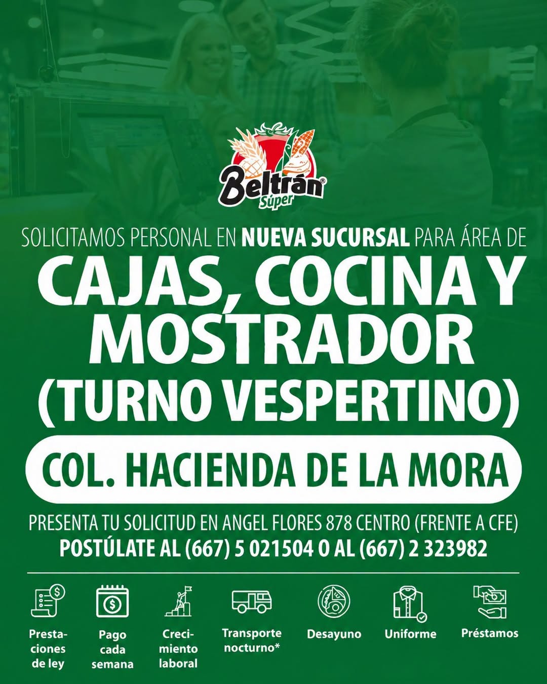 Vacante disponible