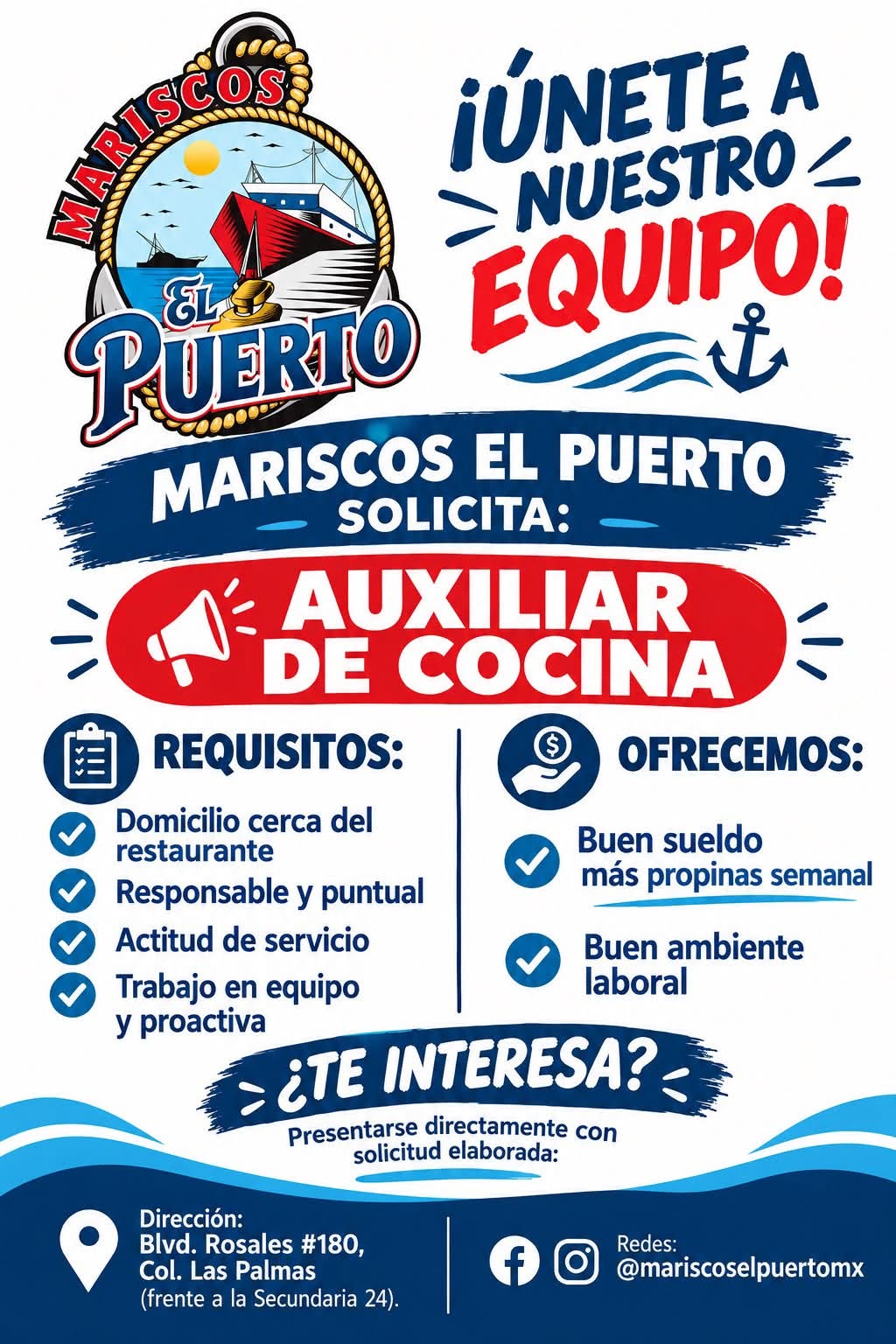 Auxiliar de Cocina
