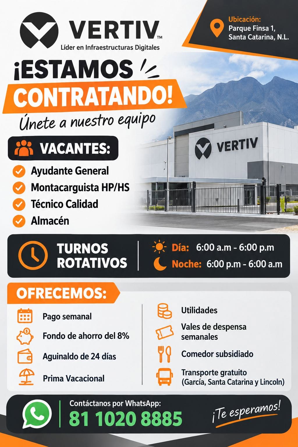 Vacante disponible