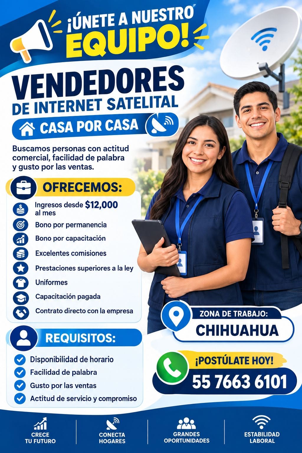 Vendedor de Internet Satelital