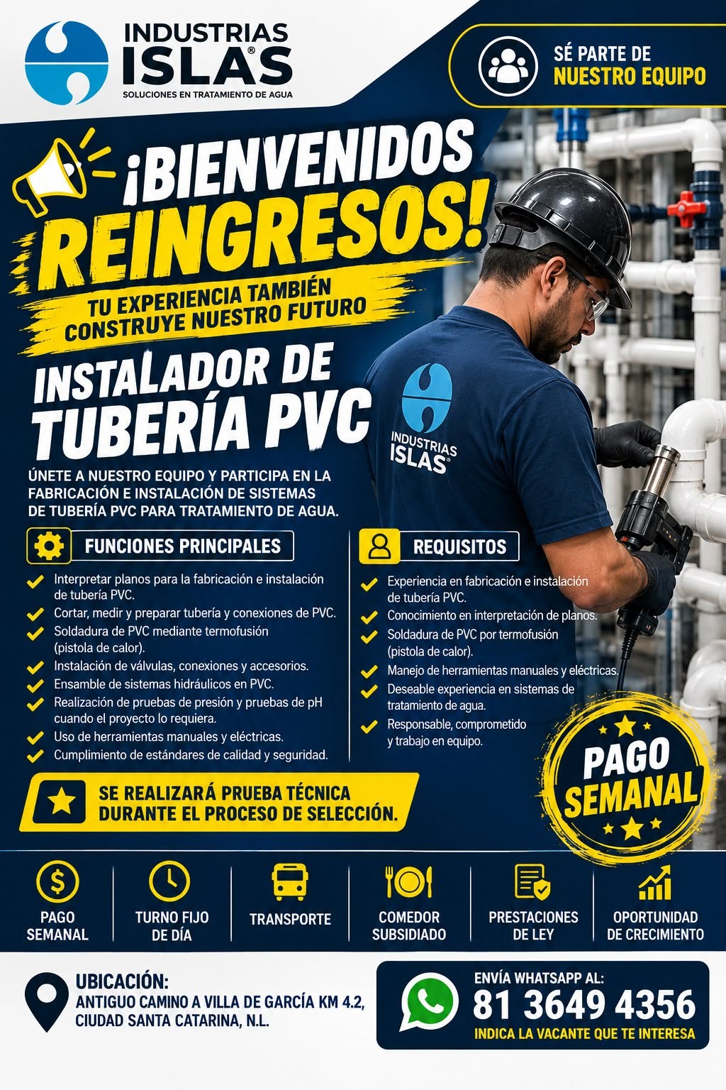 Armador PVC