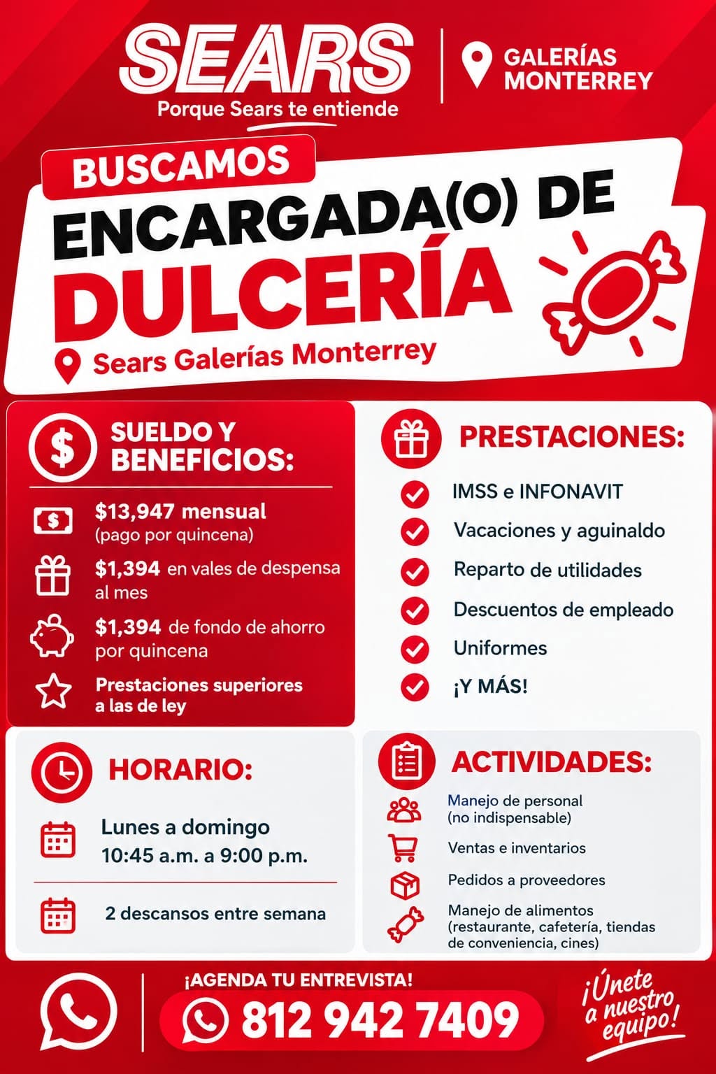 Vacante disponible