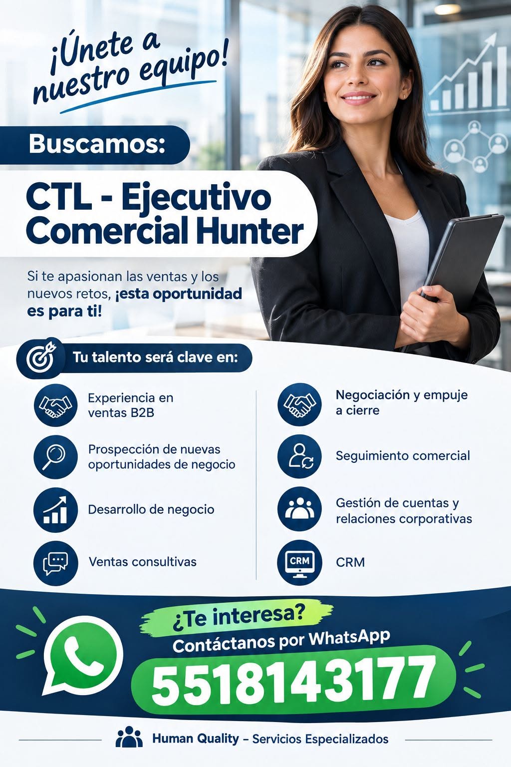 Ejecutivo Comercial Hunter