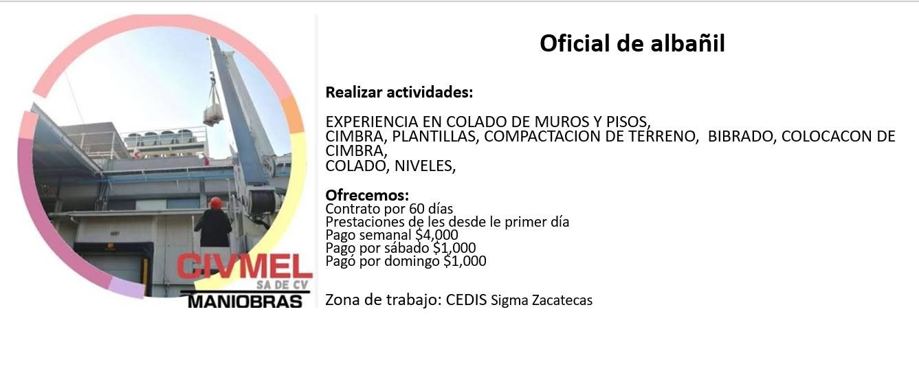 Vacante disponible