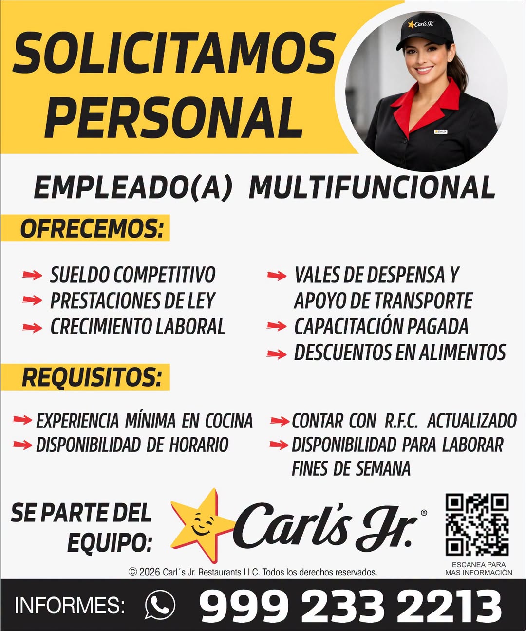 Vacante disponible
